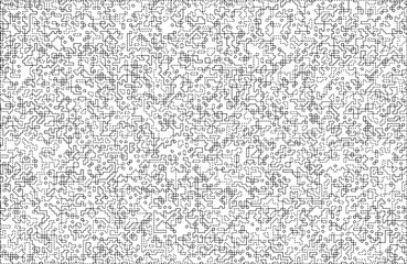 Stylish texture with figures from lines and dashes .Abstract geometric black and white pattern for web page, textures, card, poster, fabric, textile.