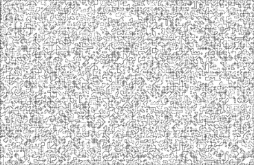 Stylish texture with figures from lines and dashes .Abstract geometric black and white pattern for web page, textures, card, poster, fabric, textile.