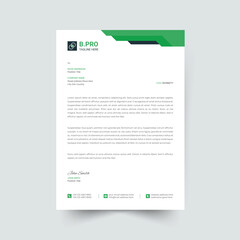 Abstract Corporate Business Style Letterhead Design Vector Template For Your Project. Simple And Clean Print Ready Design, Elegant Flat Design Vector