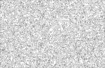 Stylish texture with figures from lines and dashes .Abstract geometric black and white pattern for web page, textures, card, poster, fabric, textile.