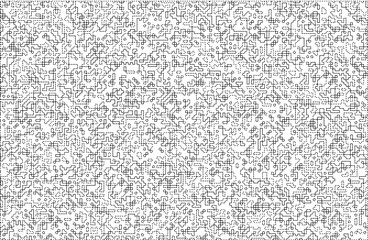 Stylish texture with figures from lines and dashes .Abstract geometric black and white pattern for web page, textures, card, poster, fabric, textile.