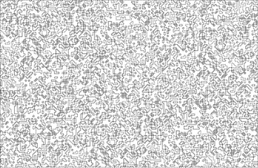 Stylish texture with figures from lines and dashes .Abstract geometric black and white pattern for web page, textures, card, poster, fabric, textile.