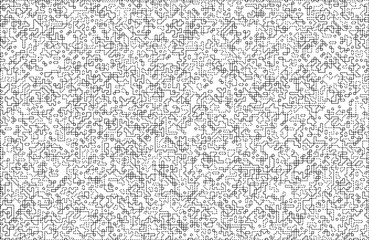 Stylish texture with figures from lines and dashes .Abstract geometric black and white pattern for web page, textures, card, poster, fabric, textile.