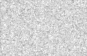 Stylish texture with figures from lines and dashes .Abstract geometric black and white pattern for web page, textures, card, poster, fabric, textile.