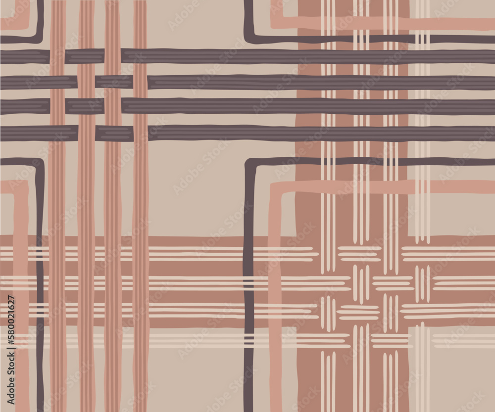Poster seamless pattern with vertical and horizontal line