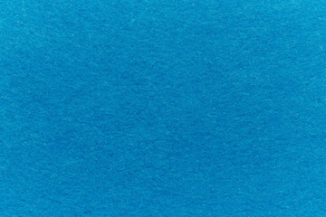 Fototapeta na wymiar Soft felt textile material Blue colors, colorful texture flap fabric background closeup