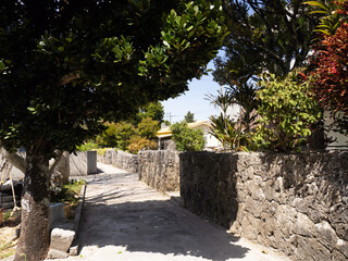 沖縄県南城市久髙島の風景