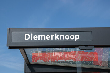 Billboard Diemerknoop Bus Stop At Diemen The Netherlands 8-5-2020