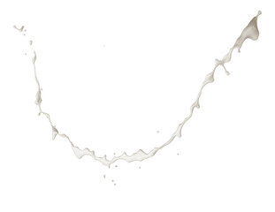 Milk Splash on transparent png, easy to use