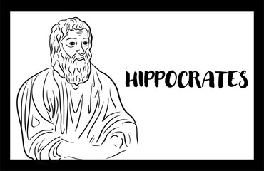 The Portrait of Hippocrates, the Founder of Medical Science