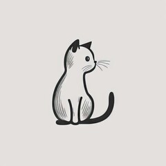 black white cat