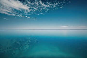 Obraz premium Landscape Photograph of a Wide Open clear blue skies 
