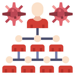 coronavirus line icon,linear,outline,graphic,illustration