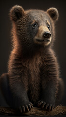 Fototapeta premium Cute funny animal comic comedy sweet natural happy