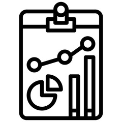 chartgraphic line icon,linear,outline,graphic,illustration