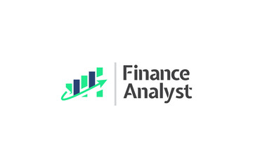 Finance, Accounting or Marketing Logo Design. Suitable for Financial, Analyst, Investment, or Bank Company Logo