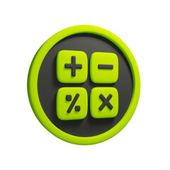 Calculator 3d icon