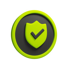 security 3d icon