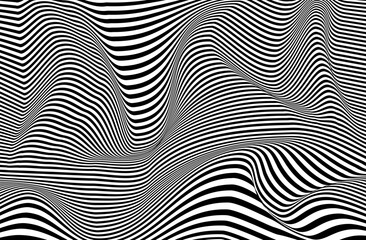 Psychedelic optical illusion background