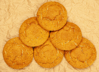 image of cookies paper background