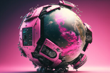 technological planet earth, generative AI