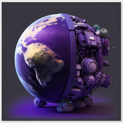 earth globe Generative AI
