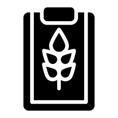 clipboard glyph icon