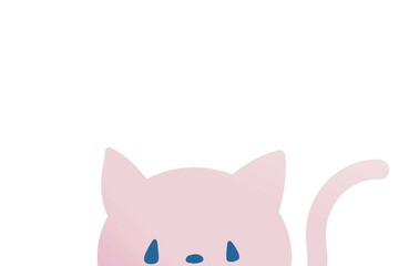 猫のレター素材