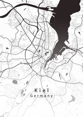 Kiel Germany City Map