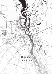 Kyiv Ukraine City Map
