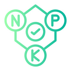 NPK gradient icon