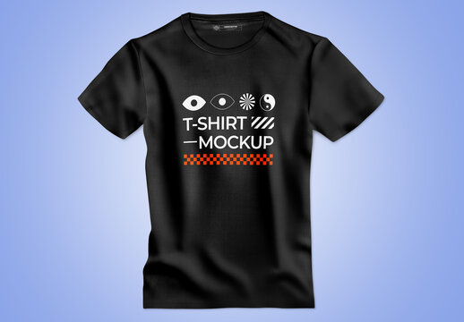 T-Shirt Mockup - Top View
