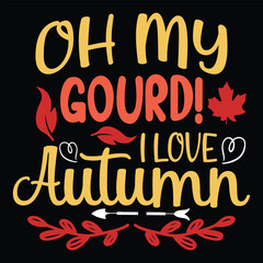 Autumn hand drawn lettering vector t shirt, autumn vibes, hello autumn, fall svg designs