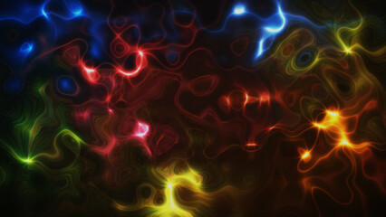 Fototapeta na wymiar Fractal swirl plasma background