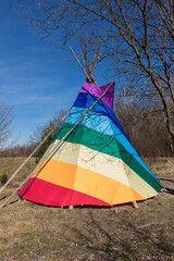 wigwam rainbow colors..