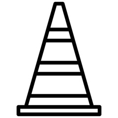 cone line icon,linear,outline,graphic,illustration
