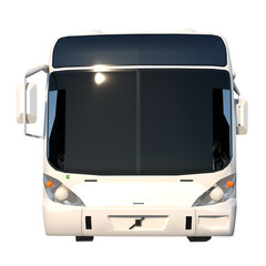 Urban Bus 2- Front view png 3D Rendering