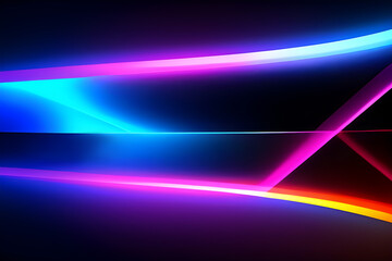 3D rendered, abstract, neon wallpaper