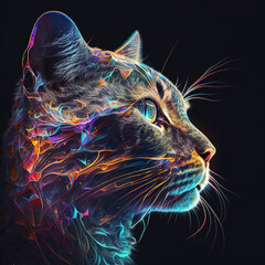 Cat, Digital Art