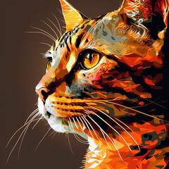 Cat, Digital Art