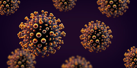 Visualizing the COVID-19 Virus, Macro Perspectives. Generative AI