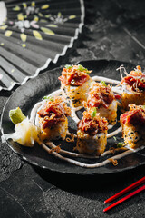 shish kebab on skewers