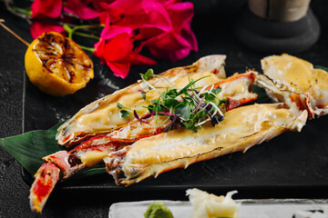 grilled shrimp with lemon