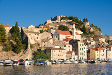 Dramalj, village in Crikvenica, Croatia. Summer holiday destination, view from across the sea....