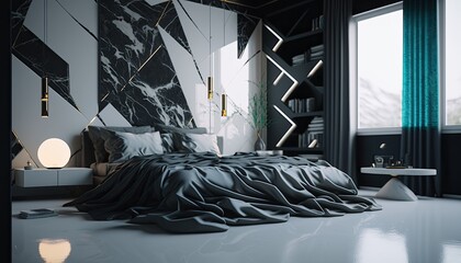 Ultra modern bedroom marble so that your room is as special as you are