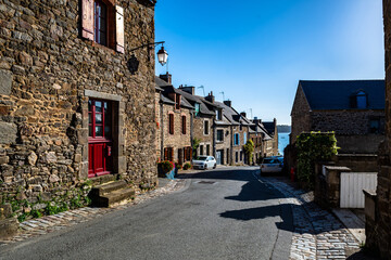 Breton Village Saint Suliac And Atlantic Coast In Department Ille et Vilaine In Brittany, France