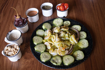 Aguachile verde de camarones 