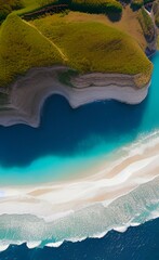 Fototapeta premium PARADISIAC BEACHES AI GENERATED