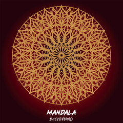 vector lineal mandala background