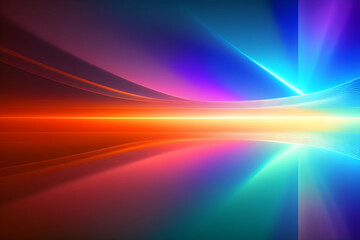 Abstract colorful background with rays